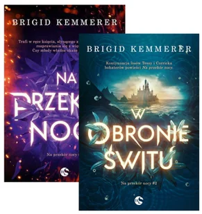 Pakiet Na przekór nocy. Tomy 1-2 Na przekór nocy, W obronie świtu - Brigid Kemmerer - książka - Fantasy - miniaturka - grafika 1