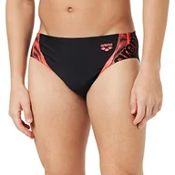 Kąpielówki męskie - ARENA Męskie slipy do pływania, grafitowe, czarne, 56, czarny - miniaturka - grafika 1