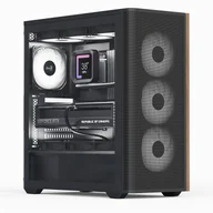 Akcesoria do komputerów stacjonarnych - Aerocool D501A Midi Tower Czarny - miniaturka - grafika 1