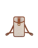 Torebki damskie - JW PEI Płócienna torba crossbody na telefon komórkowy Aylin, Brązowy, Aylin-Canvas, Współczesny - miniaturka - grafika 1