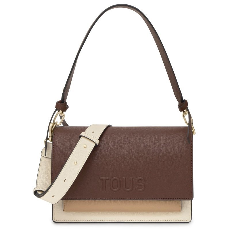 TOUS 2002358201 BANDOLERA M.AUDREE SAFF BEIGE-MARRON torebka damska