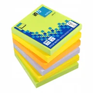 Etykiety samoprzylepne i bloki etykiet - Karteczki kolorowe samoprzylepne notes 75x75 mm 100k SPRING 6 szt - miniaturka - grafika 1