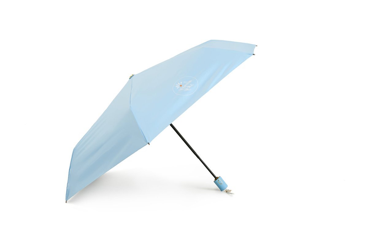 Parasol Daisy składany mini automatyczny błękitny