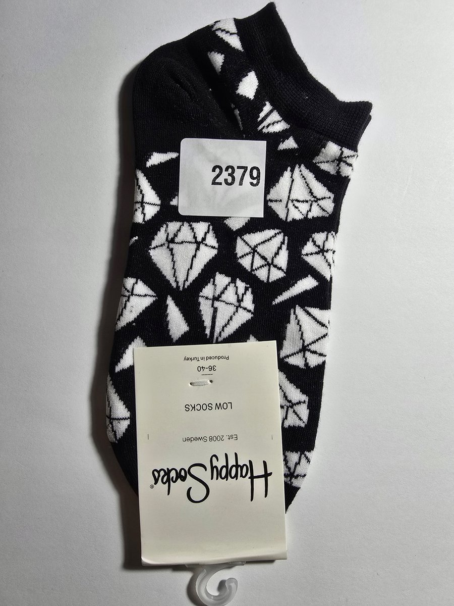 Kolorowe skarpety Happy Socks stopki unisex rozmiar 36-40 (2379)