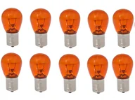 Żarówki samochodowe - ŻARÓWKA P21W 12V 21W BA15s POMARAŃCZOWA ZESTAW ŻARÓWEK SAMOCHODOWYCH 10szt - miniaturka - grafika 1