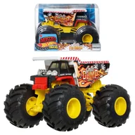 Samochody i pojazdy dla dzieci - Hot Wheels Monster Trucks Oversized Duży Pojazd Samochodzik 1:24 Gotta Dump 3+ - miniaturka - grafika 1