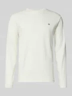 Koszulki męskie - Bluzka z długim rękawem z wyhaftowanym logo - miniaturka - grafika 1
