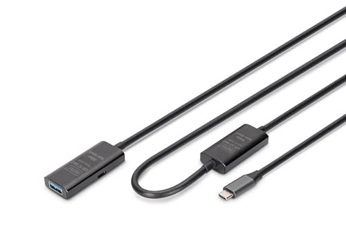 Digitus Active USB 3.2 Gen1 5G extension cable DA-73111 USB-C to USB-A
