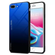 Etui i futerały do telefonów - Pokrowiec Do Apple iPhone 7 PLUS / 7S PLUS / 8 PLUS Etui w NIEBIESKO - CZARNY TPU Obudowa Case Cover Plecki Ochronny Cadorabo - miniaturka - grafika 1