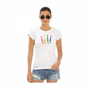 Spooks Koszulka damska RAINBOW CROWN SS21 - white - Koszulki jeździeckie - miniaturka - grafika 1