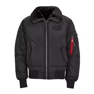 ALPHA INDUSTRIES Męska kurtka bomberka, czarny, M - Kurtki męskie - miniaturka - grafika 1
