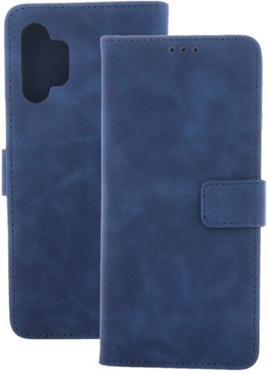 iLike Otwierane etui Galaxy A36 5G Smart Suede case Navy Blue