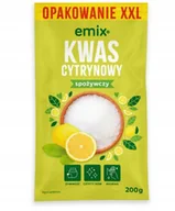 Dodatki do ciast w proszku - EMIX KWAS CYTRYNOWY 200G DUŻY - miniaturka - grafika 1