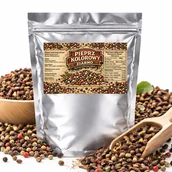Pieprz - Pieprz Kolorowy Ziarno - mieszanka PREMIUM do młynka, intensywny smak 100g - miniaturka - grafika 1