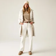 Kurtki i kamizelki sportowe damskie - Regatta Płaszcz damski przejściowy ocieplany przeciwdeszczowy Yannta Beżowy, Rozmiar: 46 - miniaturka - grafika 1