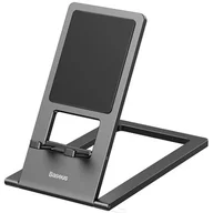 Selfie stick - Baseus składany biurkowy stojak uchwyt na tablet szary (LUKP000013) - miniaturka - grafika 1