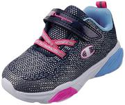 Buty dla dziewczynek - Champion Wave Sparkle G Td sneakersy dziewczęce, Granatowy Bs501, 26 EU - miniaturka - grafika 1