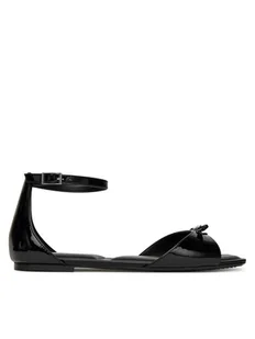 DKNY Sandały Dazey Flat Ankle Strap K1599651 Czarny - Sandały damskie - miniaturka - grafika 1
