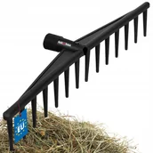 Grabie i motyki - GRABIE GRABKI OGRODOWE PLASTIKOWE 14-ZĘBNE DO LIŚCI TRAWY SIANA BEZ TRZONKA - miniaturka - grafika 1