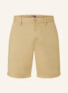 Spodenki damskie - Tommy Jeans Szorty Scanton beige - miniaturka - grafika 1