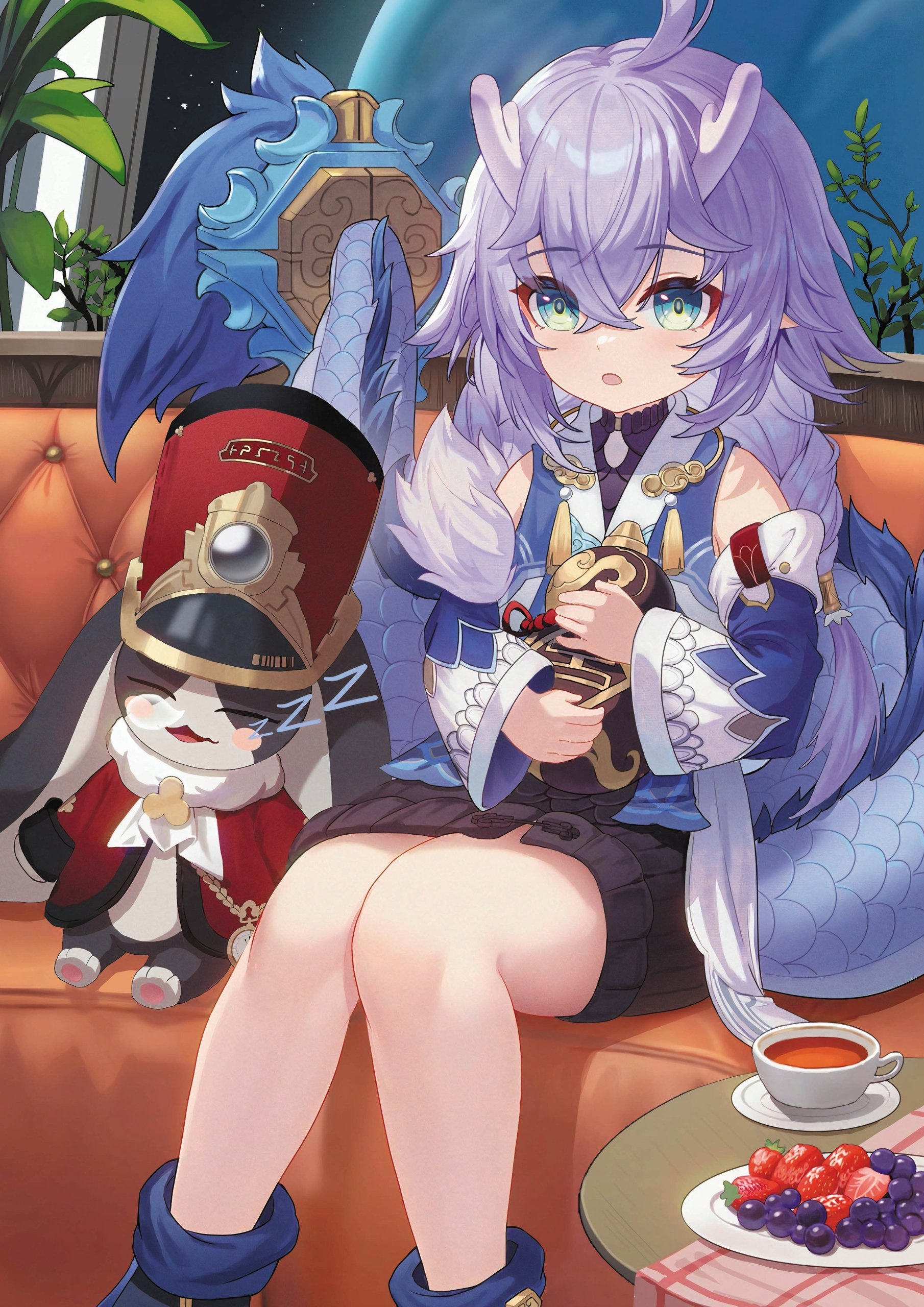 Plakat A3 Honkai Star Rail Hsr Anime Gra Bailu