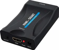 Kable komputerowe i do monitorów - Kabel PremiumCord PREMIUMCORD Převodník HDMI 1na SCART 080P s napájecím zdrojem 230V - miniaturka - grafika 1