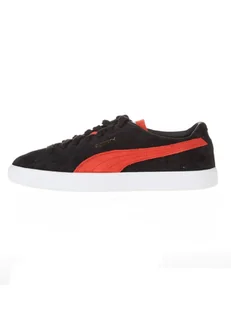 Puma Skórzane sneakersy "VTG Teams" w kolorze czarno-niebieskim - Trampki męskie - miniaturka - grafika 1