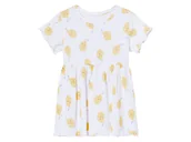 Sukienki i spódniczki dla dziewczynek - lupilu® Sukienka niemowlęca z bawełny organicznej (Biały, 74/80) - miniaturka - grafika 1