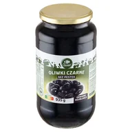 Warzywa w marynacie - Carrefour Classic Oliwki czarne odmiana Hojiblanca bez pestek 935 g - miniaturka - grafika 1