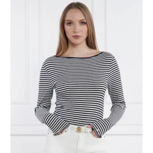 Tommy Hilfiger Bluzka | Slim Fit - Bluzki damskie - miniaturka - grafika 1