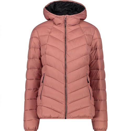 CMP - Damska kurtka wyściełana ze stałym kapturem, Kwarc, 40