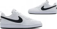 Buty dla dziewczynek - Nike Court Borough Low Recraft GS DV5456-104 białe 40 - miniaturka - grafika 1