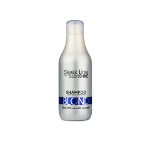 Stapiz Sleek Line Blond, szampon z jedwabiem, 300 ml - Szampony do włosów - miniaturka - grafika 1
