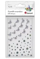 Zabawki kreatywne - Kryształki samoprzylepne Motyle i dżety 64szt - miniaturka - grafika 1