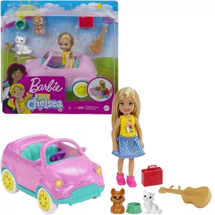 Barbie Chelsea Auto na wakacje laleczka i akcesoria - Lalki dla dziewczynek - miniaturka - grafika 1