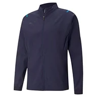 Kurtki męskie - PUMA PUMA Męska kurtka Teamcup Sideline pleciona kurtka Peacoat-Puma New Navy M 656743 - miniaturka - grafika 1