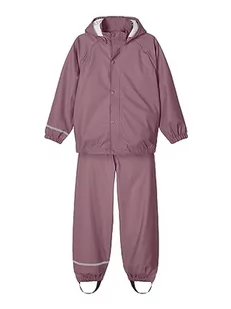 NAME IT Nkndry Rain Set Noos Strój przeciwdeszczowy (pakiet 2) Unisex dzieci, Fioletowy (Wistful Mauve), 80 - Kurtki i płaszcze dla chłopców - miniaturka - grafika 1