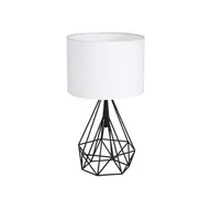 Lampy stojące - Milagro Lampka nocna Triangolo 1 x 60 W E27 IP20 czarno-biała 164 - miniaturka - grafika 1