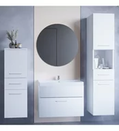 Meble łazienkowe - Łazienka LIPSY biały laminat - miniaturka - grafika 1