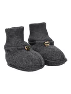 Buciki dla niemowląt - mikk-line Buty w kolorze ciemnoszarym do raczkowania - miniaturka - grafika 1