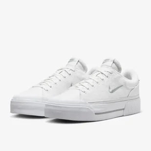 Damskie Sneakersy NIKE COURT LEGACY LIFT FZ2606-100 – Biały - Sneakersy damskie - miniaturka - grafika 1