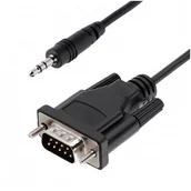 Kable komputerowe i do monitorów - startech 3FT DB9 TO 3.5MM SERIAL CABLE/RS232 MALE TO 3.5MM SERIAL CABLE - miniaturka - grafika 1