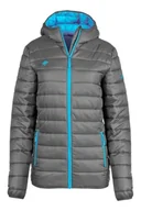 Kurtki damskie - Kurtka damska Izas Gabes pikowana zimowa szara-XL - miniaturka - grafika 1