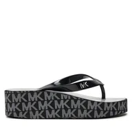 Buty dla dziewczynek - Japonki MICHAEL KORS KIDS MK100956 Czarny - miniaturka - grafika 1