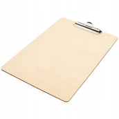 Deski z klipsem - Clipboard Drewniany A4 Podkładka Z Klipsem Deska - miniaturka - grafika 1