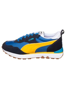 Puma Sneakersy "Rider FV Essentials" w kolorze niebiesko-żółto-białym - Trampki męskie - miniaturka - grafika 1