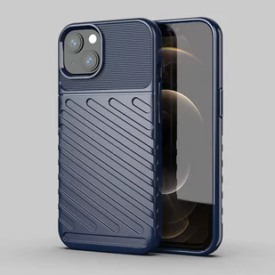 Thunder Case elastyczne pancerne etui pokrowiec iPhone 13 niebieski - Etui i futerały do telefonów - miniaturka - grafika 2