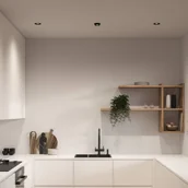 Oprawy, klosze i abażury - Nordlux Downlight wpuszczany Sorina, GU10, sztywny, metalowy, czarny - miniaturka - grafika 1