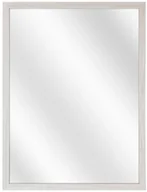 Lustra - Drewniane lustro minimalistyczne biały dąb F7-R70 - miniaturka - grafika 1