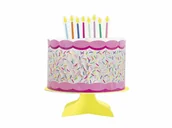 Dekoracje i nakrycia stołu na imprezę - Dekoracja stołu Tort z posypką - 20 cm - 1 szt. - miniaturka - grafika 1